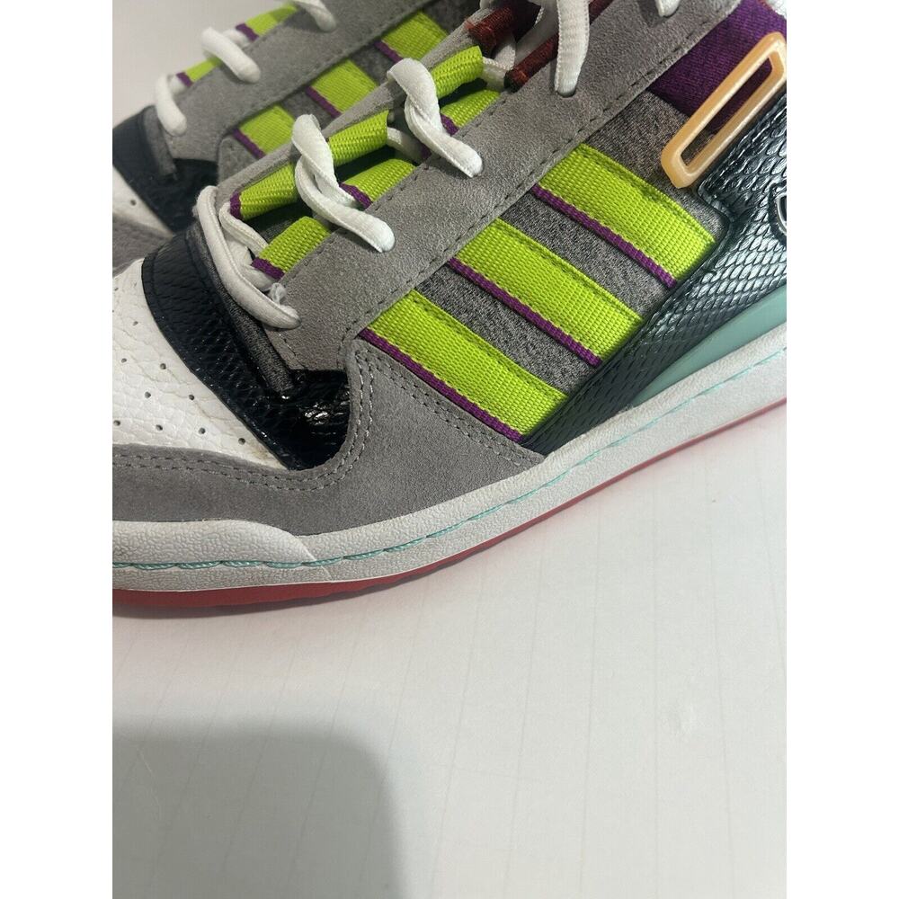 Size 7.5 -women’s adidas Forum Low x S.E.E.D. Multi 2021 Rare - Picture 7 of 16